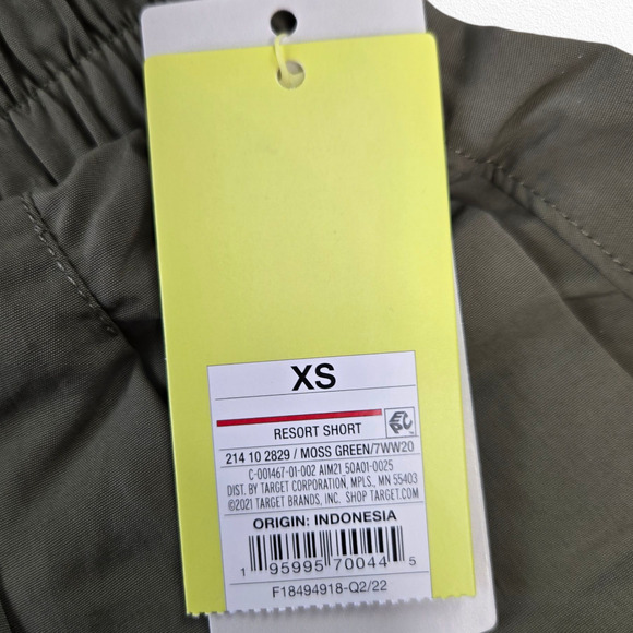 All in Motion Olive Green High Waisted 4in Active UPF 50+ Running Shorts Size XS - Picture 8 of 12